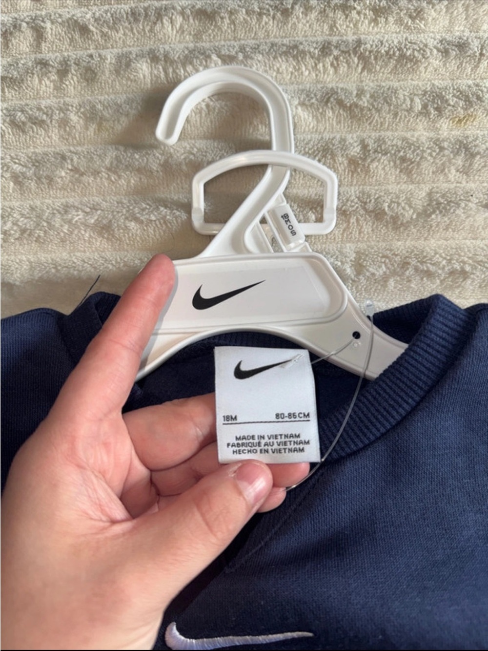 Nike Kids Navy Blue Sweater and Jogger Set - Picture 2 of 3